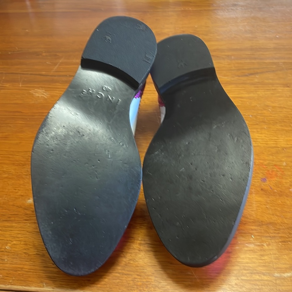 Inch2 saddle shoes in pink, black and silver - Picture 3 of 3